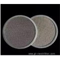 Rimmed Round Stainless Steel Mesh Filter